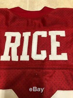 AUTHENTIC SF 49ERS JERRY RICE #80 PRO LINE by WILSON JERSEY Size 44