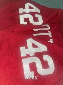 Adult? 48 Russell Athletic Ronnie Lott Jersey San Francisco 49Ers Authentic Red