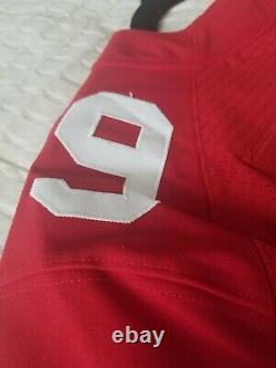 Aldon Smith #99 San Francisco 49ers Nike Elite Scarlett Jersey Men's Size 52 New