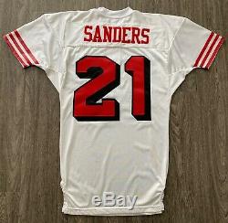 Authentic 1994 Wilson San Francisco 49ers Deion Sanders Throwback Game Jersey 42