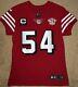 Authentic Fred Warner San Francisco 49ers Nike Vapor Elite Jersey Size 40/M