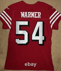 Authentic Fred Warner San Francisco 49ers Nike Vapor Elite Jersey Size 40/M