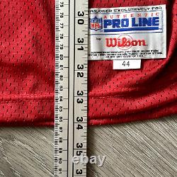 Authentic Jerry Rice San Francisco 49ers Jersey 44 Large Wilson Pro Line New