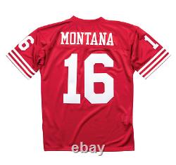 Authentic Joe Montana San Francisco 49ers Jersey Mitchell & Ness Throwback M