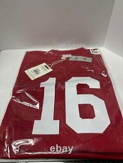 Authentic Joe Montana San Francisco 49ers Jersey Mitchell & Ness Throwback M