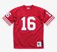 Authentic Joe Montana San Francisco 49ers Jersey Mitchell & Ness Throwback XL