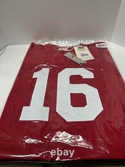 Authentic Joe Montana San Francisco 49ers Jersey Mitchell & Ness Throwback XL