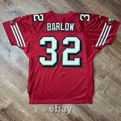 Authentic KEVAN BARLOW San Francisco 49ers Jersey 48 XL adidas