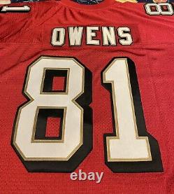 Authentic Mitchell & Ness NFL San Francisco 49ers Terrell Owens Football Jersey