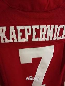 Authentic NFL San francisco 49ers Jersey #7 kaepernick Nike On Field Stitched