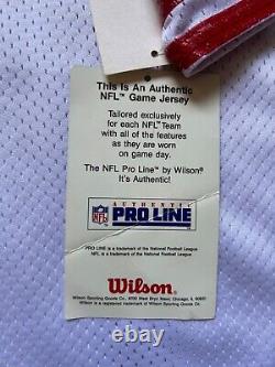 Authentic NWT 1994 Wilson Pro Line San Francisco 49ers Deion Sanders Game Jersey