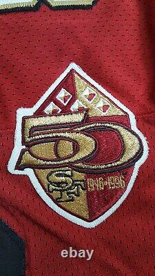 Authentic Pro Line Jerry Rice 49ers 1996 Reebok Jersey 50th Patch Medium