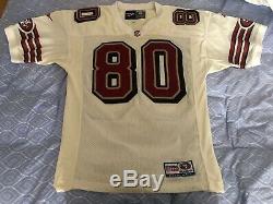 Authentic Reebok Jerry Rice San Francisco 49ers NFL White Jersey Size 40