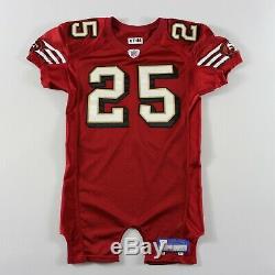Authentic San Francisco 49ers 2007 Team Issue Pro Cut 44 Jersey Reebok #25