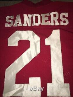 Authentic San Francisco 49ers Jersey Deion Sanders Russell Athletic 75th Sz 48