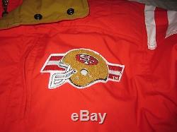 Authentic San Francisco 49ers NFL Parka TRIPLE FAT GOOSE Sideline Coat Men's XL
