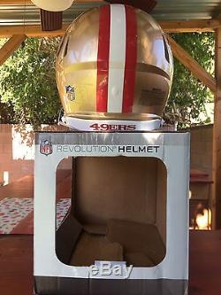 Authentic San Francisco 49ers Riddle Revolution Speed Pro Helmet
