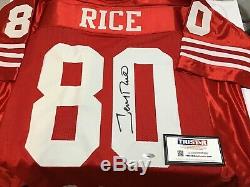 Authentic Signed Jersey JERRY RICE COA AUTOGRAPH SF 49ers From TRISTAR break