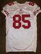 Authentic Vernon Davis Sf 49ers Team Issued Game Worn Used Jersey