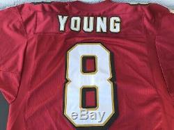 Authentic Wilson Steve Young 50th Anniversary Patch Jersey Sz46 Sf 49ers