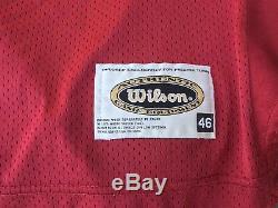 Authentic Wilson Steve Young 50th Anniversary Patch Jersey Sz46 Sf 49ers