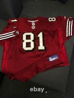 AuthenticRebook NOS 2000s Terrell Owens #81 SF 49ers Jersey Size 56