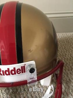 Autographed Steve Young SF San Francisco 49ers NFL Football Helmet Full Size