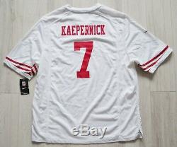 BNWT Colin Kaepernick San Francisco 49ers NFL Game White Men's Jersey 2XL