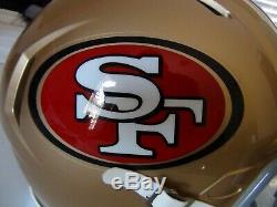BRAND NEW Full-Size Authentic Riddell San Francisco 49ers On-Field Speed Helmet