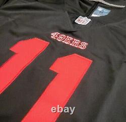 Brandon Aiyuk #11 San Francisco 49ers Stitched Black Color Rush Jersey NWT