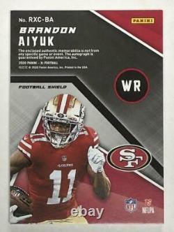 Brandon Aiyuk 2020 XR Rookie Xcellence Auto Football Shield 1/1 One of One 49ers