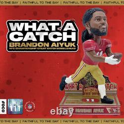 Brandon Aiyuk San Francisco 49ers NFL Championship Pivotal Catch Bobblehead