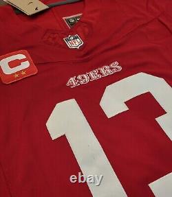 Brock Purdy #13 San Francisco 49ers Stitched Red F. U. S. E. Jersey withCPT C Patch