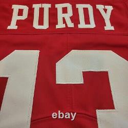 Brock Purdy #13 San Francisco 49ers Stitched Scarlet Color Rush withC Patch Jersey