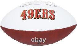 Brock Purdy San Francisco 49ers Autographed Franklin White Panel Football
