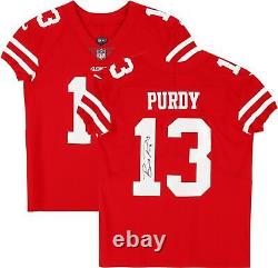 Brock Purdy San Francisco 49ers Autographed Red Nike Elite Jersey