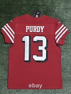 Brock Purdy San Francisco 49ers Color Rush Nike Vapor Elite Jersey Size (40) M