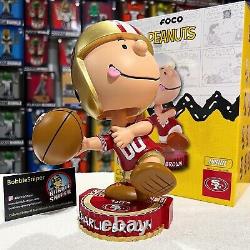 CHARLIE BROWN San Francisco 49ers Peanuts Bighead Exclusive NFL Bobblehead