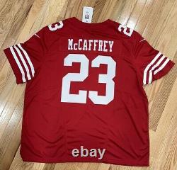 CHRISTIAN McCAFFREY SAN FRANCISCO 49ERS NIKE VAPOR LIMITED JERSEY 3XL NWT