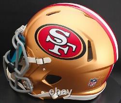 CUSTOM SAN FRANCISCO 49ers Full Size NFL Riddell SPEED Football Helmet