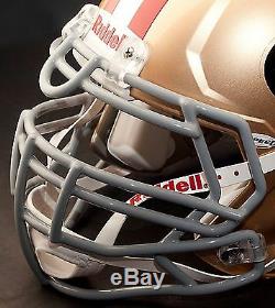 CUSTOM SAN FRANCISCO 49ers NFL Riddell Full Size SPEED Football Helmet