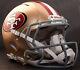 CUSTOM SAN FRANCISCO 49ers NFL Riddell Speed AUTHENTIC Football Helmet