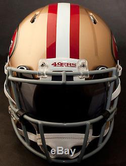 CUSTOM SAN FRANCISCO 49ers NFL Riddell Speed AUTHENTIC Football Helmet