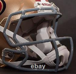 CUSTOM SAN FRANCISCO 49ers NFL Riddell Speed AUTHENTIC Football Helmet