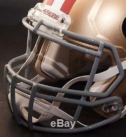 CUSTOM SAN FRANCISCO 49ers NFL Riddell Speed AUTHENTIC Football Helmet