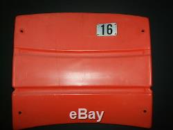 Candlestick Park Stadium seat back #16 Joe Montana San Francisco 49ers Orange