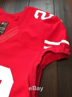 Carlos Hyde Game Used Worn San Francisco 49ers Football Jersey Ohio State