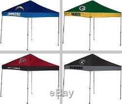 Choose Your NFL Team 9 x 9' Straight Leg Tailgate Canopy Tent Shelter by Coleman