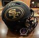 Christian McCaffrey Autographed San Francisco 49ers Eclipse Helmet Beckett (A)
