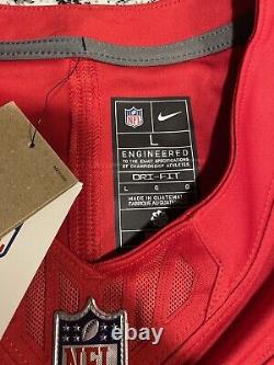 Christian McCaffrey San Fran 49ers Nike Vapor FUSE LARGE JERSEY LICENSED